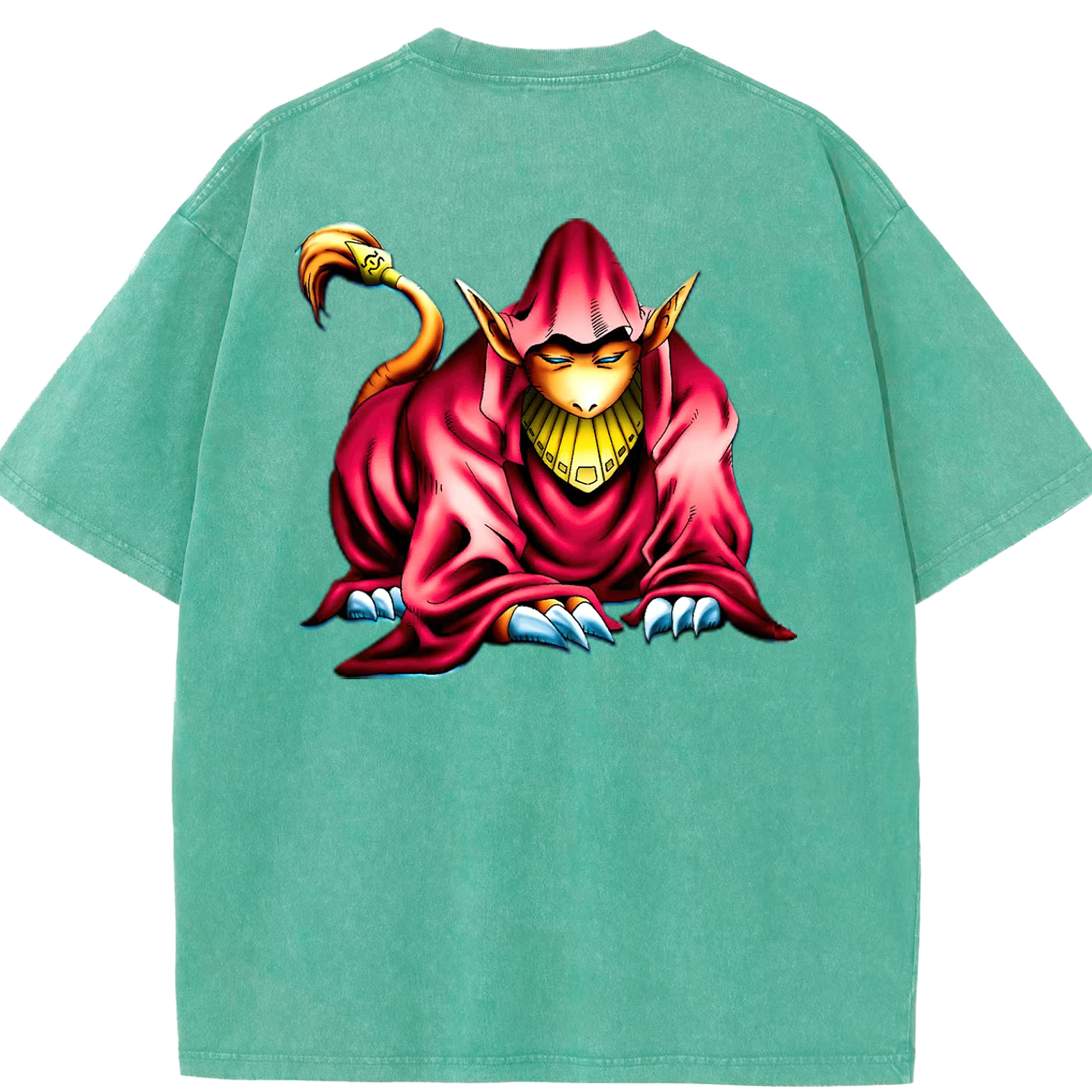 （画像用） 遊☆戯☆王 Yu-Gi-Oh! 綿100% ヴィンテージ風 半袖Tシャツ（背面プリント）